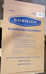 ✌️NEW BOBRICK B-3706 STAINLESS NAPKIN TAMPON DISPENSER B-3706C W/ KEY WALL MOUNT - Picture 1 of 10