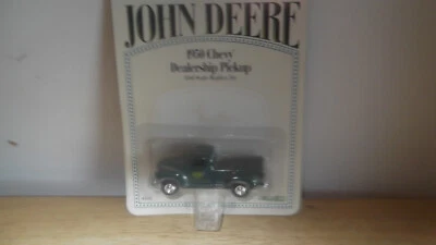 1996 Ertl John Deere 1950 Chevy Dealership Pickup Diecast Scale 1/64  New - Image 1 of 3