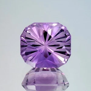 COJÍN EXQUISITO 13.00CTS CORTE PERSONALIZADO AMATISTA NATURAL PIEDRA PRECIOSA SUELTA - Imagen 1 de 2