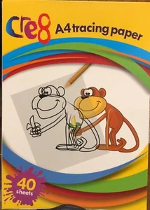40 Transparentpapier A4 Blatt transluzent Pergament Zeichnung Kunst Kalligraphie Nachzeichnen - Bild 1 von 1