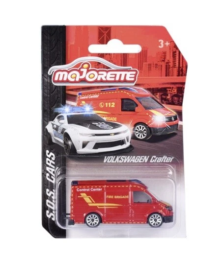 Majorette 212057181 - S. O. S. Auto - VW Crafter - Fire Brigade Control Centro - Immagine 1 di 1