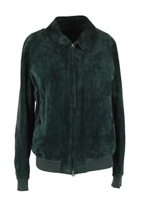 Blusa TOM FORD Verde Cachemira Gamuza Cuello Cremallera Talla 52/42R EE. UU. Chaqueta N... - Imagen 1 de 6