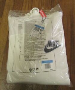 Supreme Nike Half Zip Hooded Sweatshirt Size Medium White SS21 New 2021 DS