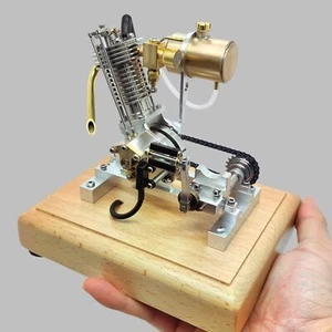 Motor 2,1 ccm Mini Hoglet H09 Einzylinder Benzinmotor Modell - Bild 1 von 13