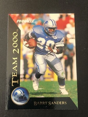 1992 Pinnacle Team 2000 Barry Sanders #21 HOF - Image 1 of 2