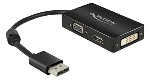 Delock 62656 Videokonverter DisplayPort schwarz D