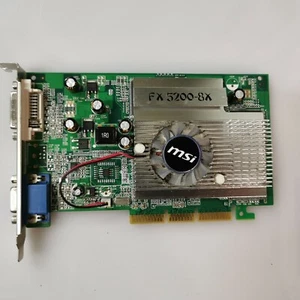 MSI MSI GeForce FX5200-D256 - 256MB - AGP 8x - Afbeelding 1 van 3