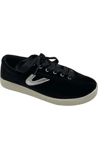 Tretorn Lace-Up Sneakers Nylite Plus Velvet Black - Picture 1 of 3