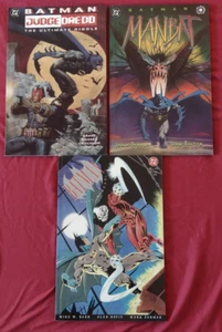 3 BATMAN 1-Shots: FULL CIRCLE, MANBAT, JUDGE DREDD 1991-95 NM Davis, Bolton - Picture 1 of 11