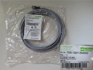 Murr M12 female 0° PUR 4x0.34 gy UL/CSA 5m Art-Nr. 7000-12221-2240500 17-5 #3875 - Bild 1 von 1