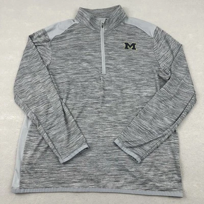 Michigan Wolverines Sweater Men Extra Large Gray Champion Pullover NCAA XL - Image 1 of 4