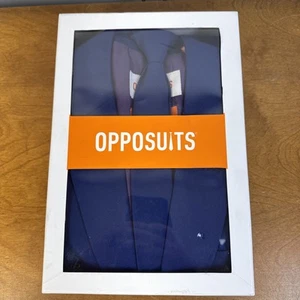 Boys Opposuit Size 14 NWT In Blue Suit Tie Pants - Picture 1 of 4