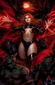 NEW MUTANTS #25 DERRICK CHEW EXCLUSIVE GOBLIN QUEEN VIRGIN VARIANT 2022 NM - Picture 1 of 1