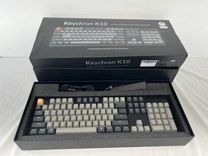 Keychron K10 Max Full Wireless Mechanical Keyboard, Red Linear Switches - Picture 1 of 7