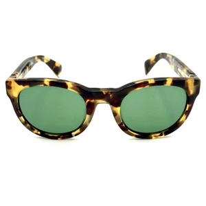 J.CREW JE3726S Thick Acetate Sunglasses Designer Tortoise Shell Frame Green Lens - Picture 1 of 13