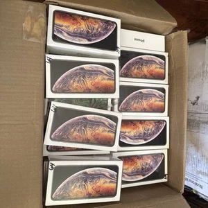 Lot of 22 iPhone Empty Boxes for iphoneXs Max (17 Gold+5 Black - Model A1921 New - Picture 1 of 7