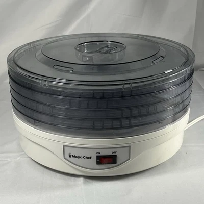 Deshidratador de alimentos Magic Chef KN-128E 250 W fruta cecina 4 bandejas + tapa Foto 1 de 4
