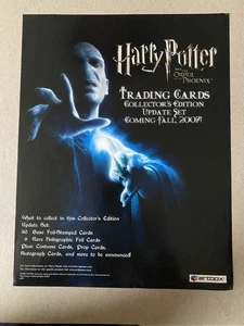 HARRY POTTER & ORDER OF THE PHOENIX UPDATE CARDS SELL SHEET (2007) ARTBOX, NM - Picture 1 of 1