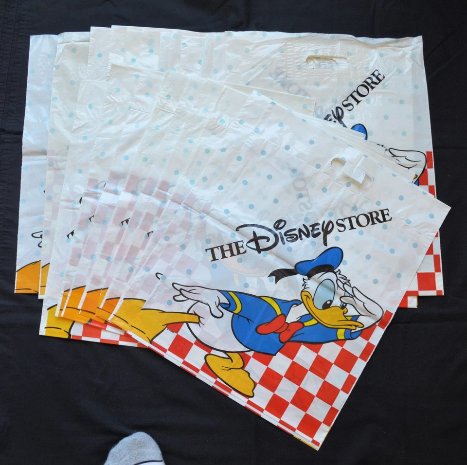 22 bolsas de plástico Pato Donald Disney Store 18" x 14" Foto 1 de 1