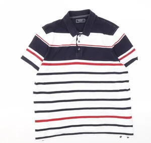 Maine New England Men's XL Multicoloured Stripe Polo - Picture 1 of 12