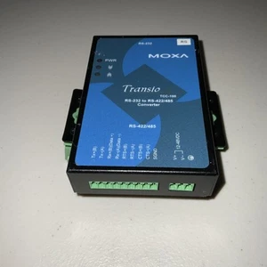 Moxa TCC-100I RS-232 to RS-422/485 Serial Converter Optical Isolation Rev. 2.2 - Afbeelding 1 van 8