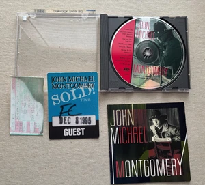 1995-John Michael Montgomery-Self Titled CD-WITH 1995 GUEST PASS  TICKET STUB - Bild 1 von 14