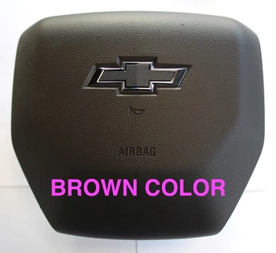 2020-2024 CHEVY SILVERADO 1500 / HD 2500 3500 WHEEL AIRBAG COLOR "BROWN" - Image 1 of 4