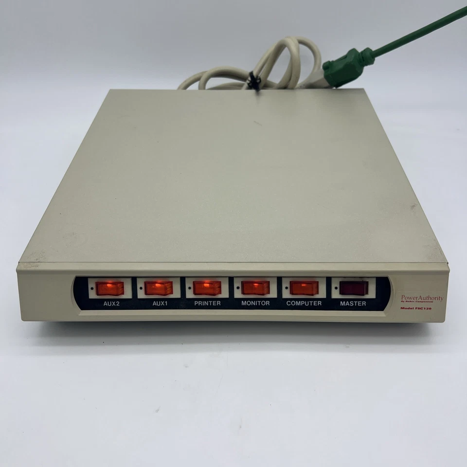 Power Authority By Belkin Power Center  Model F5C120 Tested Working - Image 1 of 4