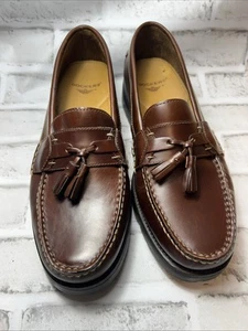Dockers Brown Men’s US 10 M Made in Brazil Tassel Loafers Slip On Shoes - Picture 1 of 11