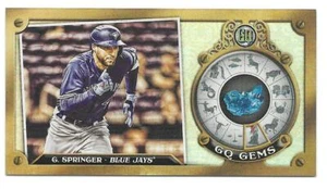 2022 Gypsy Queen GEORGE SPRINGER  GQ Gems Minis - TORONTO BLUE JAYS - #GGM-11 - Picture 1 of 1