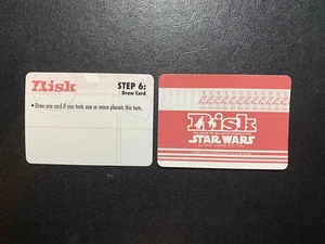 Risk Star Wars Clone Wars RED TURN REFERENCE CARD Step 6 Card Replacement 2005 - Picture 1 of 2