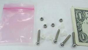 5 metrische Schrauben-, Mutter- & Distanzscheiben-Kits M3 x 0,5 x 19 mm, 6 mm Nylon Abstandshalter Komponenten - Bild 1 von 9