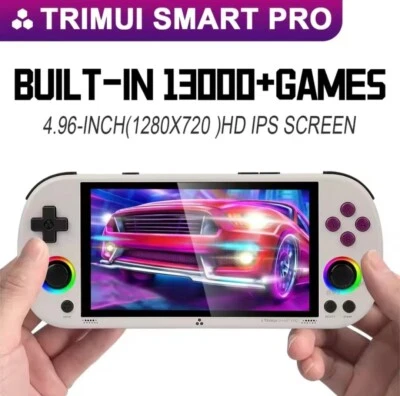 TRIMUI Smart Pro Retro Pocket Handheld Game Console + 64GB card UK!