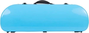 USA Half moon violin case Fiberglass Street 4/4 M-case Blue Sky - Picture 1 of 12