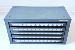 (800) Lot of Jobber/Stub Length Wire Gauge Drill Bits W/Bit Dispenser USED / NEW - Picture 1 of 24