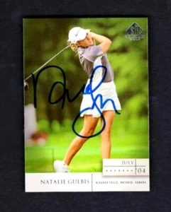 Natalie Gulbis LPGA Signed 2004 UD SP Rookie Card PSA/DNA Guaranty Auto - NICE! - Picture 1 of 1