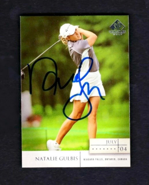Natalie Gulbis LPGA Signed 2004 UD SP Rookie Card PSA/DNA Guaranty Auto - NICE! - Image 1 of 1
