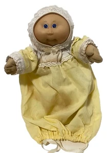 CABBAGE PATCH KIDS Frühchen Baby Puppe 1985 CPK gelb Original Kleidung Vintage - Bild 1 von 12