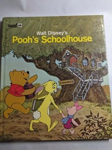 Walt Disney's Pooh's Schoolhouse Hardcover Golden Book 1978 - Picture 1 of 11