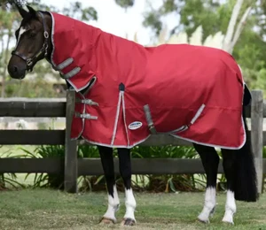WeatherBeeta ComFiTec Classic Combo Neck Lite Plus 50g 600D Ripstop Turnout Rug - Picture 1 of 13