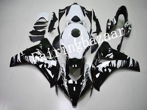 Fit for 2008-2011 CBR1000RR Leyla Edition Black White ABS Injection Fairing Kit - Picture 1 of 7