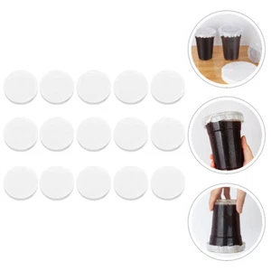 Cubiertas selladoras de tazas de café de papel a prueba de fugas 500 piezas para seguridad de bebidas - Imagen 1 de 12