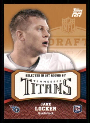 2011 Topps Rising Rookies Gold #120 Jake Locker - Image 1 of 2