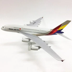 1:400 Asiana Airlines A380 Plane Metal Airplane Model Alloy Plane Model Deco V - Picture 1 of 10
