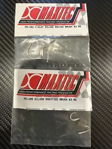 Vintage RC 540 Motor brushes Maxtec Silver for Modified Motor MX-105 MX-162 - Picture 1 of 4