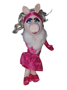 Disney Parks Miss Piggy 20” The Muppets Movie Plush Doll Stuffed Pink Dress - Picture 1 of 5