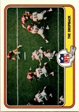 1981 Fleer Team Action #85 The Dropback Near mint or better