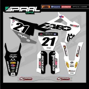 Kit de gráficos MX personalizados Husqvarna TC FC 125 250 350 450 Tickle 2019 2020 2021 - Imagen 1 de 5