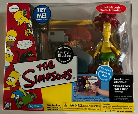 The Simpsons Krustylu Studios Interactive Environment Exclusive Sideshow Bob NIB Cover