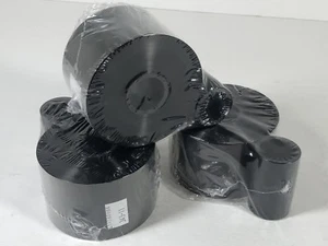 CASE of 24 THERMAL PRINTER NEAR EDGE WAX RESIN CSO 2.17" x 2460' / 55mm x 750m - Photo 1/4